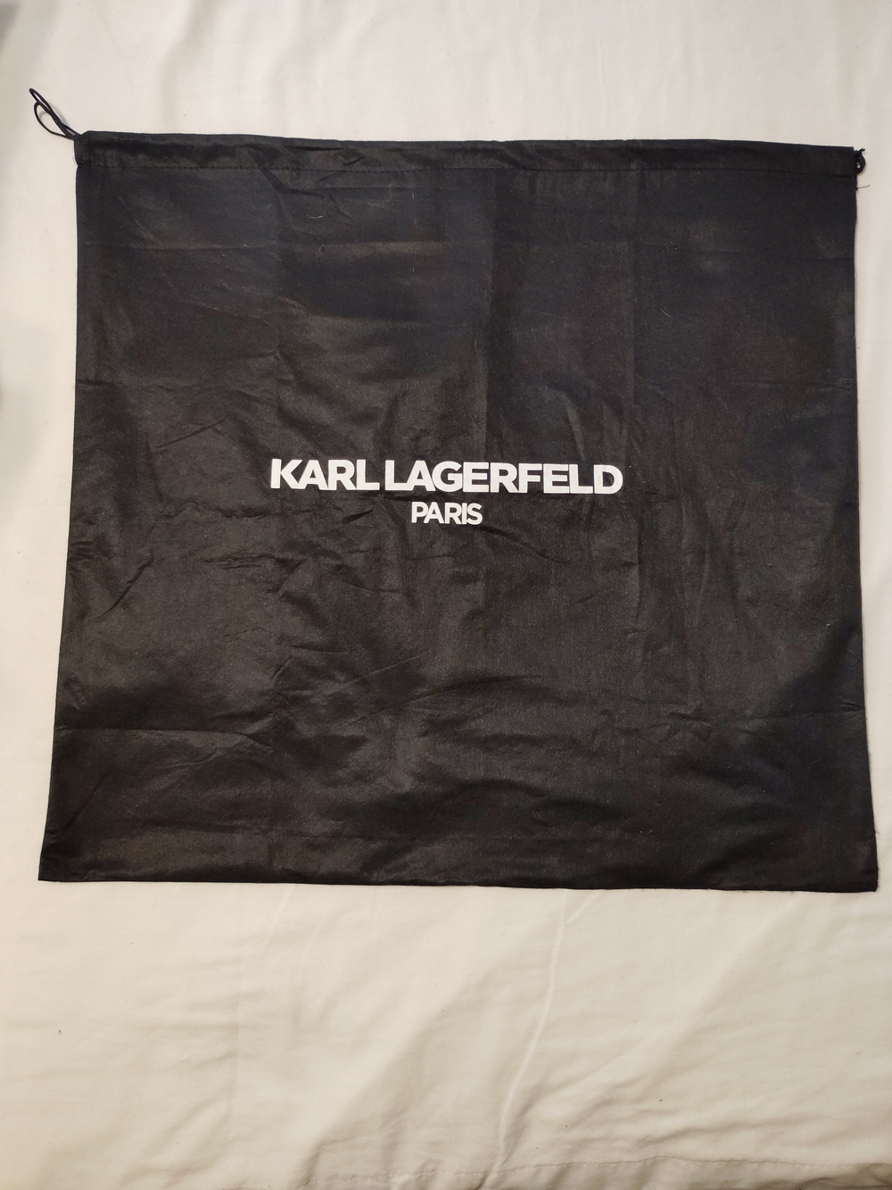 KARL LAGERFELD Paris Black Drawstring Dust Bag